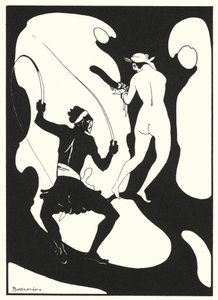 奥维德的爱情书：布满疮疤的后背（彩色石版画） 作者 让·德博谢尔