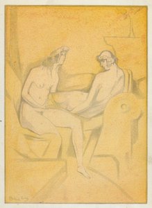 奥维德的爱情书：我的情妇不屑于煽动（彩色石版画） 作者 让·德博谢尔
