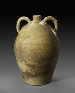 水罐c。 1850（碱性釉质stone器） 作者 杰斐逊·纳什陶器