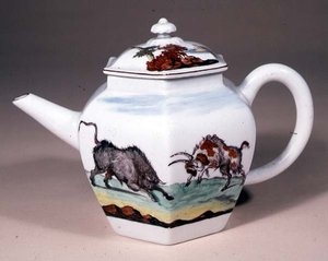 切尔西茶壶，c.1755（瓷器）