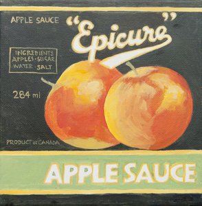Epicure 苹果酱罐标签（亚克力） 作者 詹妮弗·阿博特