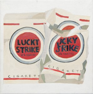 白色 Lucky Strike 烟盒（亚克力材质） 作者 詹妮弗·阿博特