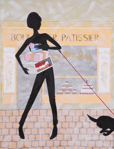 Boulangier Patissier，2009（画布上的丙烯酸）