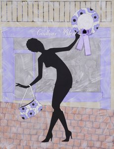 Cailloux Bleu，2009（画布上的丙烯酸）