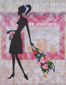 The Little Cocotte，2009（画布上的丙烯酸）