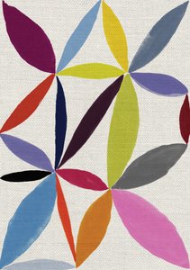 Printed Petals, 2018, mixed media