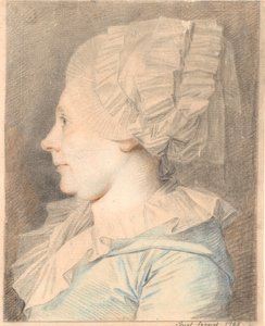 Anne Cathrine Maaløe，née Basse 肖像。左侧侧面 作者 詹斯·尤尔