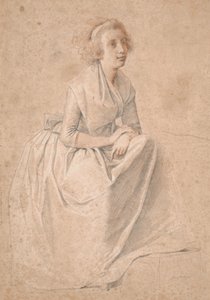 Rosine Juel，女，Dørschel；Juel 和他的妻子在画架前的双人肖像研究