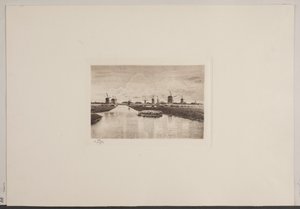 Ved Kinderdijk i Holland 作者 詹森