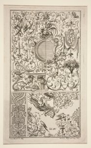 格罗特式装饰设计 作者 耶利米斯·沃尔夫（Jeremias Wolff）
