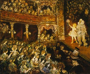 儿童剧院，1925年 作者 杰罗姆·迈尔斯（Jerome Myers）