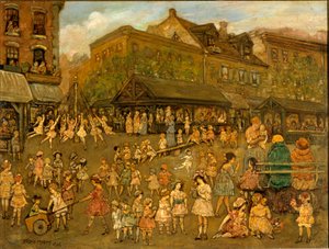 欢乐的田野》，1920年。 作者 杰罗姆·迈尔斯（Jerome Myers）