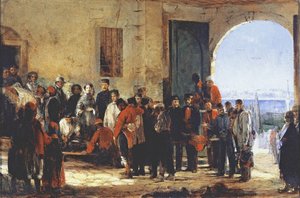 克里米亚战争：1856年土耳其斯库塔里医院的护士弗洛伦斯·南丁格尔