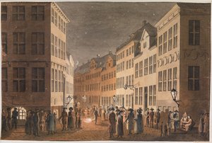 从 Kongens Nytorv 看到的 Østergade 的一部分。