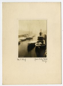 老T码头，约1902-10（明胶银照片 作者 杰西·塔伯·比尔斯（Jessie Tarbox Beals）