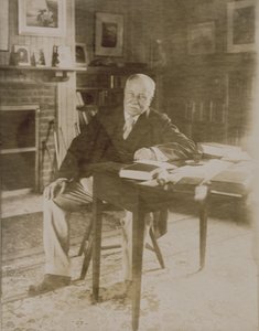 William Dean Howells的肖像（1837-1920）1918-20 作者 Jessie Tarbox Beals