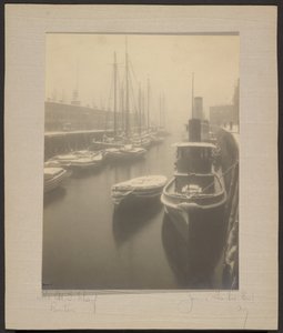 波士顿老码头 作者 杰西·塔伯·比尔斯（Jessie Tarbox Beals）