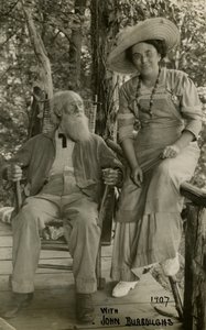 与John Burroughs 1907年 作者 杰西·塔伯·比尔斯（Jessie Tarbox Beals）