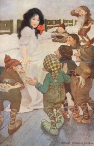 雪绒花和七个小矮人》（彩色印刷版） 作者 杰西·威尔考克斯·史密斯