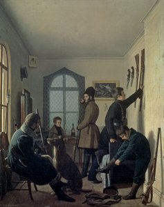 狩猎准备，1836年 作者 耶夫格拉夫·费奥多罗维奇·克伦多夫斯基