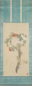 牡丹花束，1891-1908年 作者 苗家辉