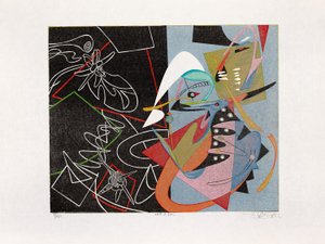 日夜，2016（木刻）