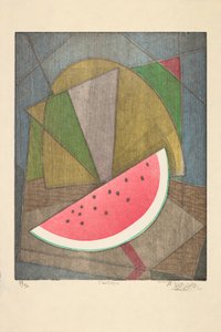 Pasteque, 2020 (木刻)