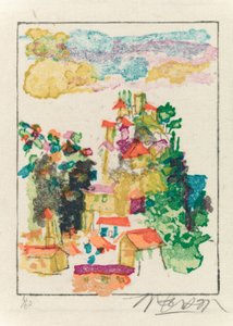 Petit Tourrette，2009 年（木刻）