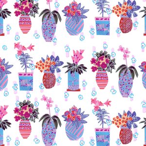 House Plants，2014，（拼贴画，纸，笔和墨水，giclee打印）