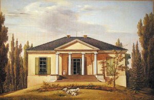 乡间别墅，1829年（纸上放下油纸）
