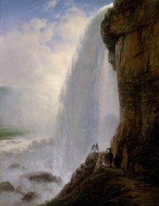 尼亚加拉大瀑布下方，1862年。 作者 约阿希姆·费迪南德·理查德