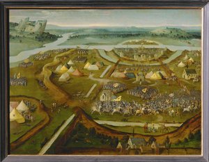 帕维亚战役... 作者 约阿希姆·帕蒂尼（Joachim Patinir）