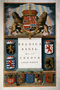 Belgica Regia quae est Europae（比利时），第九册，标题页第四卷，Atlas maior，作者Joan Blaeu（1596-1673），铜版画，57.5x39厘米，阿姆斯特丹 作者 琼·布劳