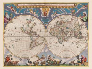 Le grand atlas, ou cosmographie Blauiane, en laquelle est exactement descritte le terre, la mer, et le ciel, vol.I