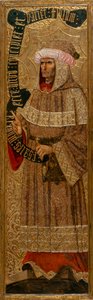 以赛亚书 - 以赛亚书 - Joan Gasco（活跃于 1500-1529 年）的画作 - 约 1500 年 - 画板上的钢笔画 - 226,9x64,7 - 巴塞罗那加泰罗尼亚国家艺术博物馆 作者 琼·加斯科（JoanGascó）