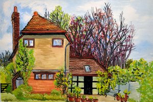 Rose Cottage，Cookham，Lord Astors Farm Cliveden，2009 作者 琼·瑟西