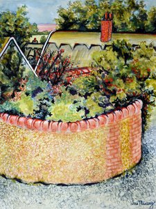 查看通过屋顶到田野，2010年 作者 琼·瑟西