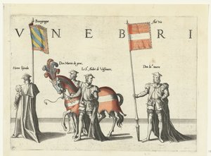 游行队伍的一部分，第 10 号
皇帝查理五世的葬礼队伍，1558 年（系列标题）