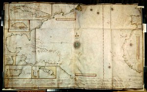 1288号文件第22页加勒比海地图 作者 若奥·特谢拉（Joao Teixeira）