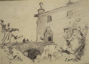 通过一座桥进入皇宫 作者 Joaquim Mir i Trinxet