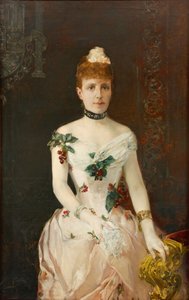 奥地利的玛丽亚·克里斯蒂娜（Maria Christina），1858-1929年，西班牙女王，1888年。 作者 华金·索罗拉