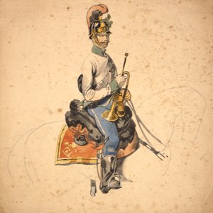第5龙骑兵团的骑兵，萨沃伊的尤金王子1840-50