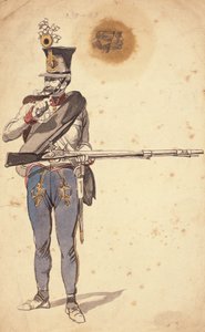 匈牙利步兵的私人士兵，1835-1849