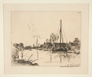 运河 作者 约翰·巴索德·琼金德（Johan Barthold Jongkind）