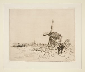 海滨小径 作者 约翰·巴索德·琼金德（Johan Barthold Jongkind）