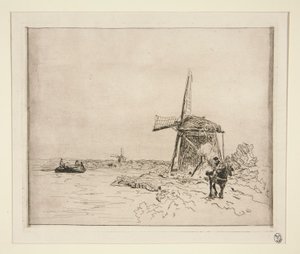 海滨小径 作者 约翰·巴索德·琼金德（Johan Barthold Jongkind）