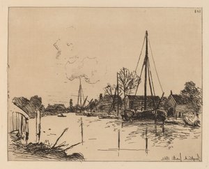 运河 作者 约翰·巴索德·琼金德（Johan Barthold Jongkind）