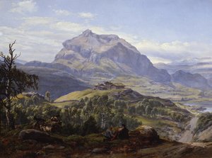 在 Valdres 捕捉 作者 约翰·克里斯蒂安·达尔