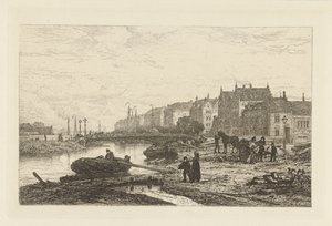 Stadhouderskade 景观 作者 约翰·康拉德·格雷夫