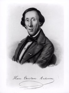 Hans Christian Andersen的肖像（1805-1875） 作者 约翰·弗雷德里克·莫勒（Johan Frederick Moller）